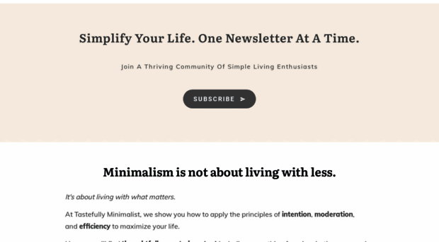 tastefullyminimalist.com