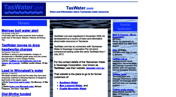 taswater.com