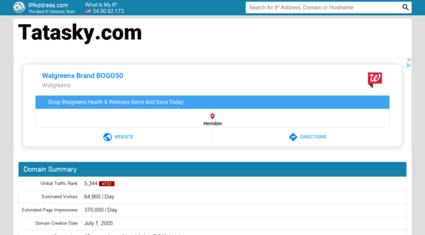 tatasky.com.ipaddress.com