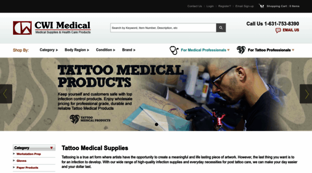 tattoomedicalsupplies.cwimedical.com