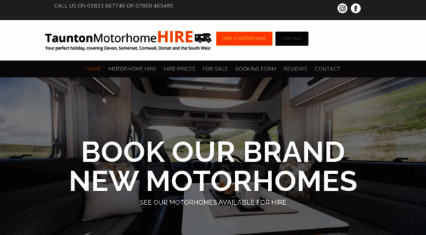 tauntonmotorhomehire.co.uk