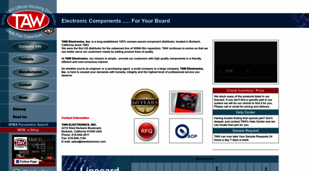 tawelectronics.com