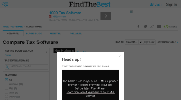 tax-software.findthebest.com