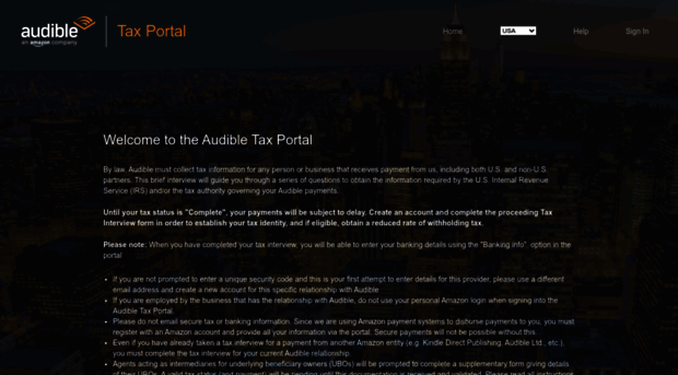 tax.audible.com