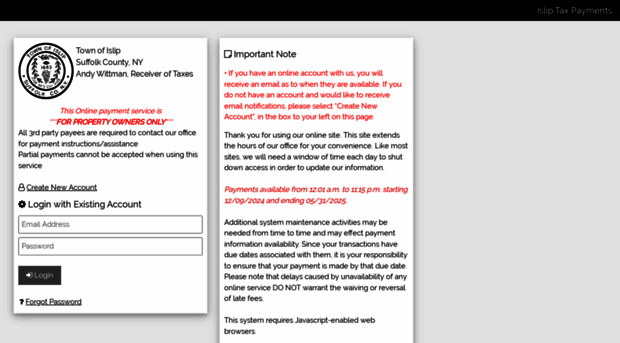 tax.islipny.gov