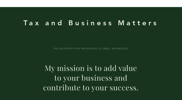 taxandbusinessmatters.com