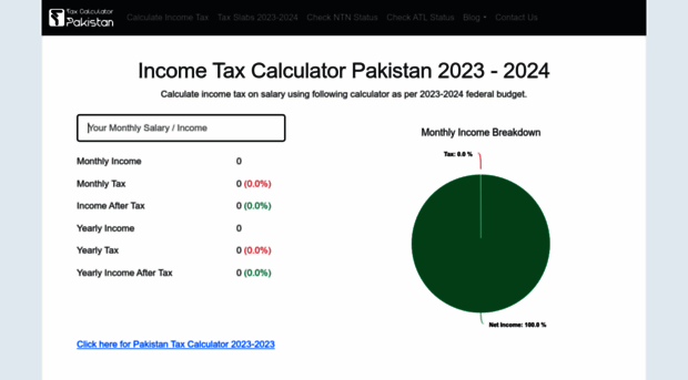 taxcalculatorpk.com