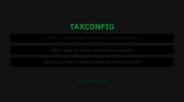 taxconfig.com