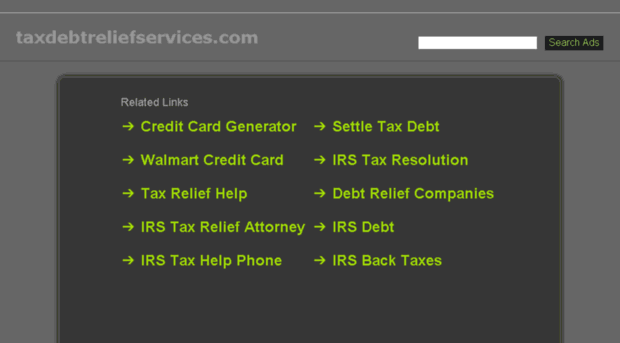 taxdebtreliefservices.com