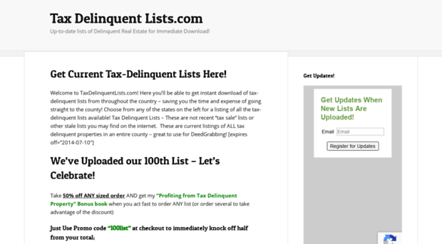 taxdelinquentlists.com