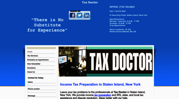 taxdoctornyc.com