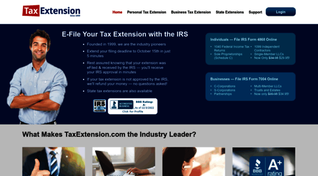 taxextension.com