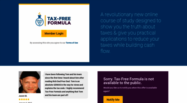 taxfreeformula.com