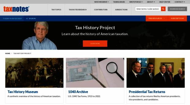 taxhistory.tax.org