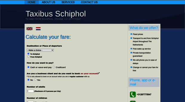 taxibus-schiphol.nl