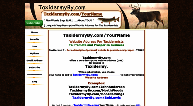 taxidermyby.com