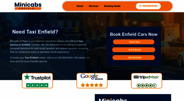 taxienfield.co.uk