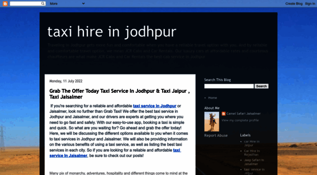taxihireinjodhpur.blogspot.com