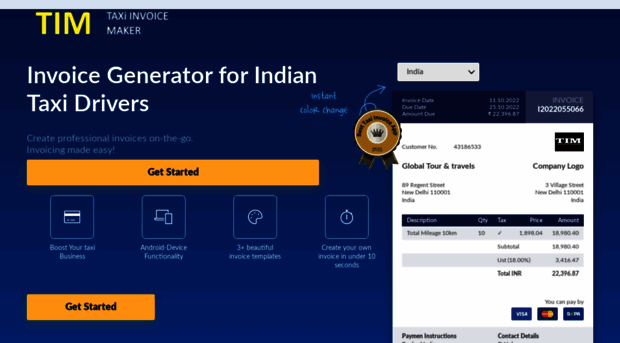 taxiinvoicemaker.com
