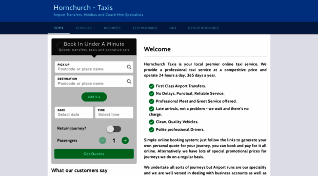 taxishornchurch.co.uk