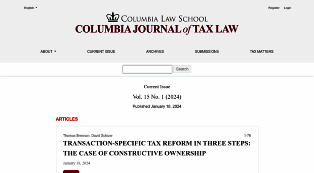 taxlawjournal.columbia.edu