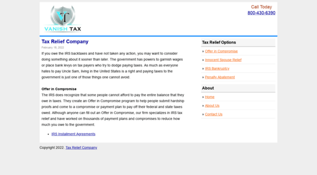 taxreliefcompany.net