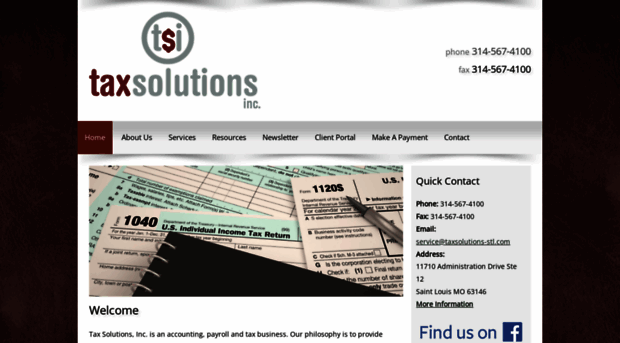 taxsolutions-stl.com