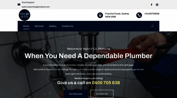 taylorandcoplumbing.com.au