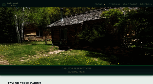 taylorcreekcabins.com