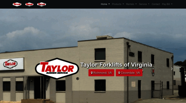 taylorforkliftsofvirginia.com