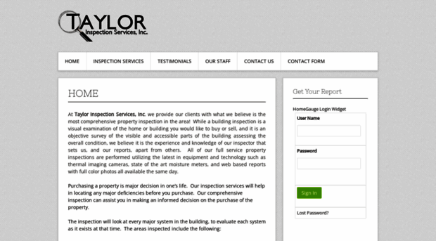 taylorinspectionservices.com