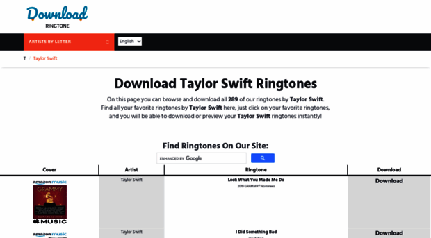 taylorswift.download-ringtone.com