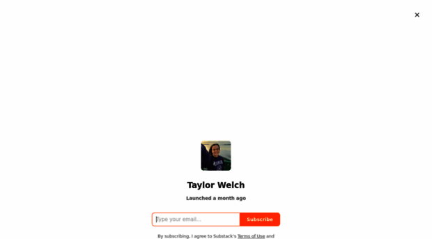 taylorwelch.substack.com