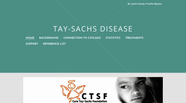 taysachsdiseaseinfocenter.weebly.com