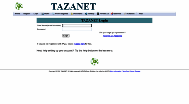 tazanet.com