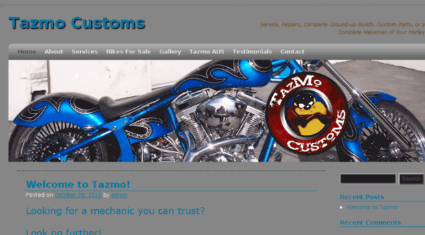 tazmocustoms.com