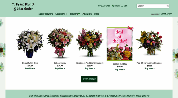 tbearsflowers.com