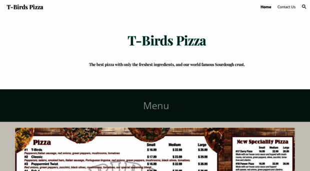 tbirdspizza.com