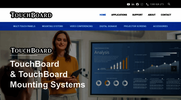 tboard.com.au - TouchBoard Touch Panels & Touc... - T Board