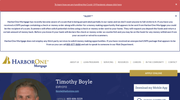 tboyle.harboronemortgage.com