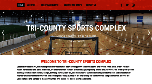 tcsportscomplex.com