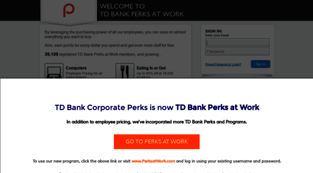 tdbank.corporateperks.com