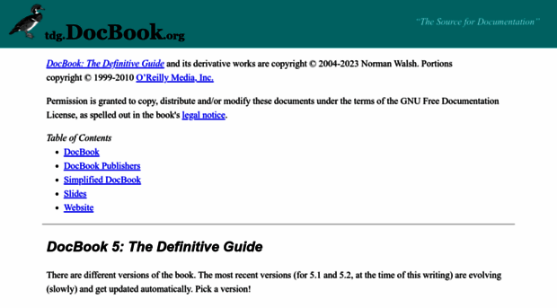 tdg.docbook.org