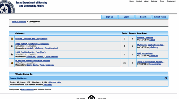 tdhca.websitetoolbox.com