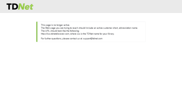 tdnetdiscover.com