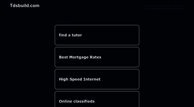 tdsbuild.com