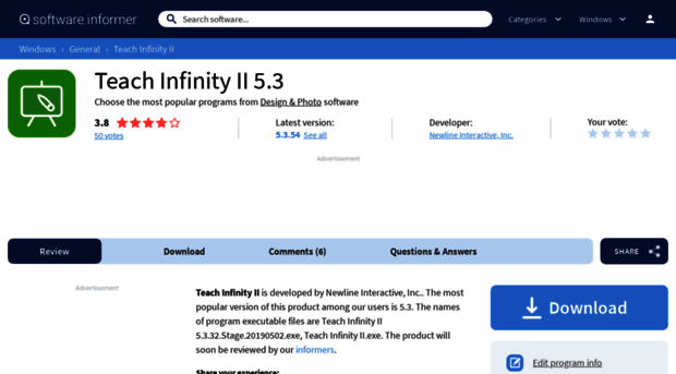 teach-infinity-ii.software.informer.com