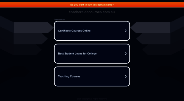 teacheraidecourses.com.au
