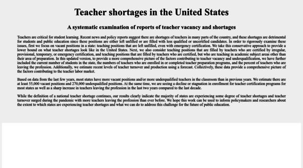 teachershortages.com