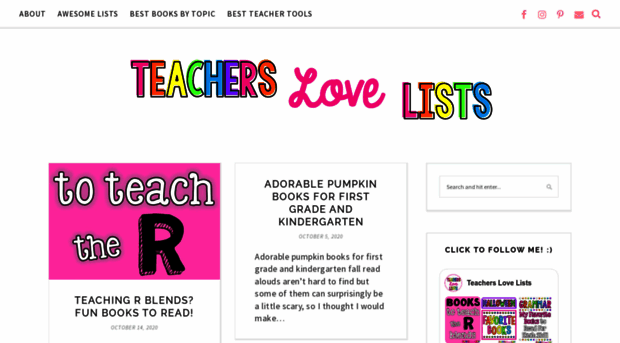 teacherslovelists.com